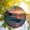 thumbnail image 3 of Serene Metal Hanging Wind Spinners - Concentric Wave Design for Tranquil Yard & Garden Decor - Perfect for Nature Lovers, 3 of 6