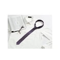 thumbnail image 5 of INSPIRE CHIC Men's Polka Dots Casual Narrow Slim Ties Self Tie Business Skinny Necktie Purple One Size, 5 of 5