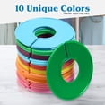 thumbnail image 4 of BAETEUY 10Pcs Closet Divider Reusable Smooth Surface Plastic Round Clothing Size Hanger Dividers Household Supplies, 4 of 8