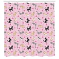 thumbnail image 3 of Ambesonne Kitty Shower Curtain, Colorful Different Cats, 69"Wx84"L, Multicolor, 3 of 3