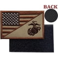 thumbnail image 3 of Marine Corps Tactital Patch USMC EGA Patch American Military Flag Morale Badge Patch Hook and Loop, 3 of 6