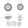 thumbnail image 4 of Pfaltzgraff® Bryson 16-Piece Dinnerware Set Stoneware, 4 of 10