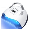 thumbnail image 1 of UV LED Lamp Portable Nail Dryer Machine Quick Dry Gel Nails Polish 132W Auto Sensor Nail Drying Lamp For Manicure ,Easy to Use, 1 of 6