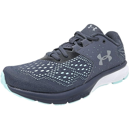 Women's Charged Rebel Apollo Gray / Blue Infinity Steel Ankle-High Running Shoe -