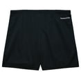 thumbnail image 3 of Men's Mitchell & Ness Black San Antonio Spurs Hardwood Classics Gameday Mesh Shorts, 3 of 4