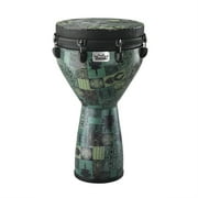 DJEMBE 25"X14" GREEN KINTE