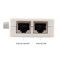 thumbnail image 4 of 2 Port RJ45 Networks Switches 2 to 1 RJ45 Splitter Internet Extender RJ45 Connector Coupler Ethernet Cable Adapter, 4 of 8