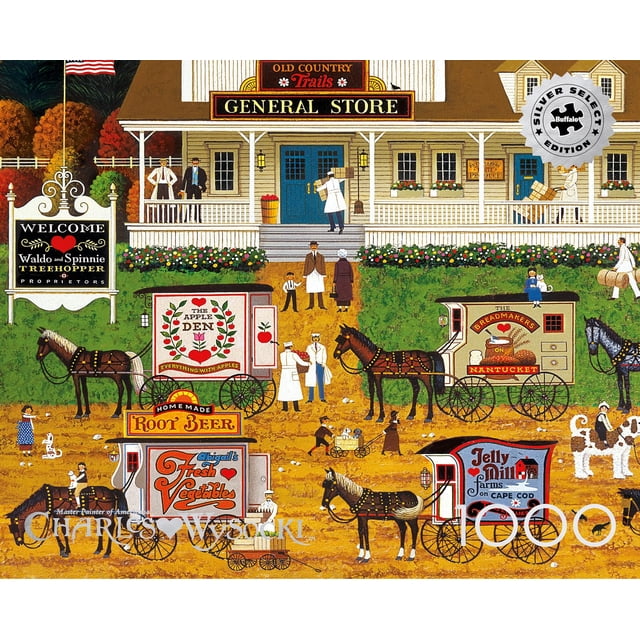Rompecabezas Buffalo Games Silver Select Charles Wysocki 1000 unidades
