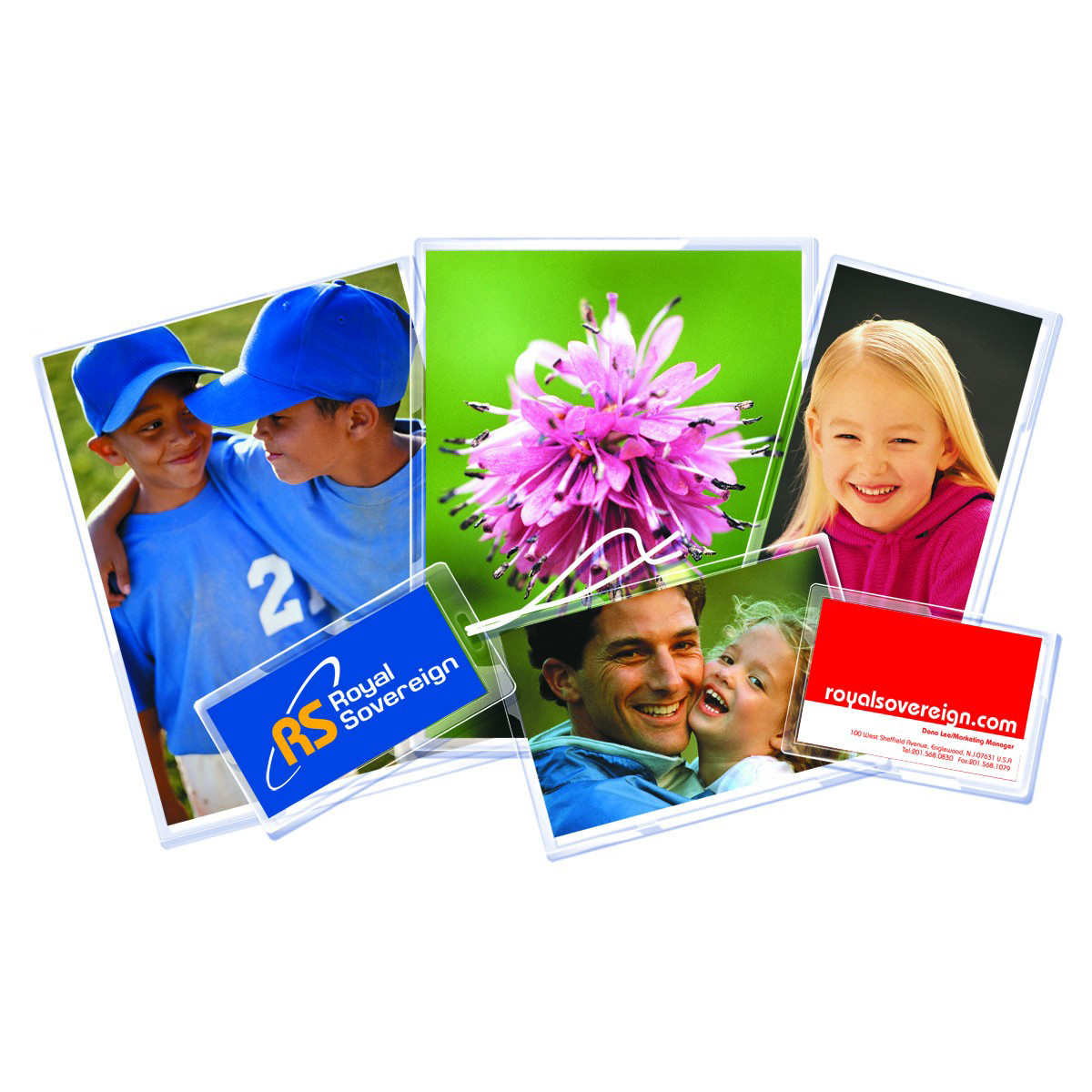 Royal Sovereign Heat Sealed Laminating Pouches 60 Letter 3Mil 30 4X6 4Mil 30 Bus Card 4 Mil Assorted(130 Pack) (SCR-001)