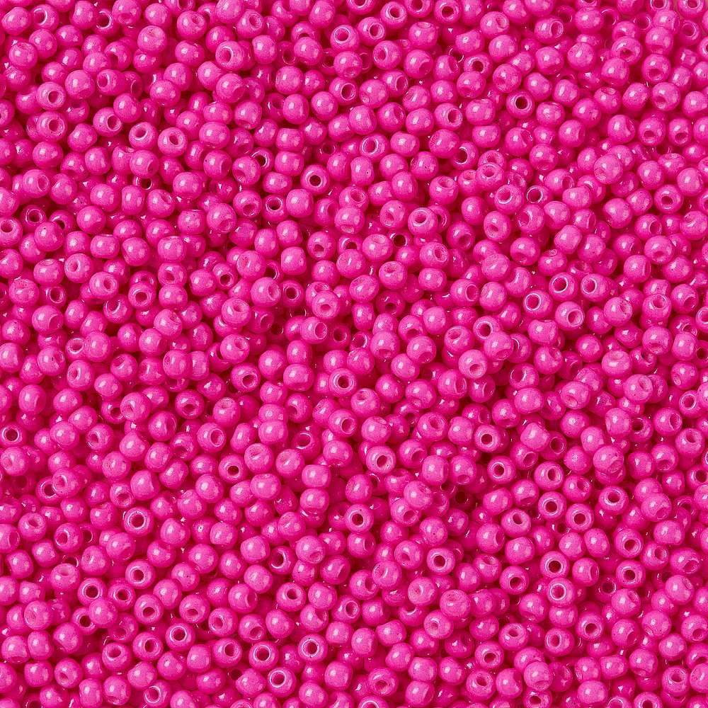 12/0 Grade A Round Glass Seed Beads Baking Paint Magenta 12/0 2x1.5mm Hole: 0.7mm 30000pcs/bag
