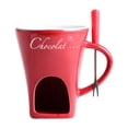 thumbnail image 4 of Taza para fondue, olla para dulces, olla para postres, olla para derretir chocolate, olla práctica para derretir mantequilla Rojo, 4 of 9