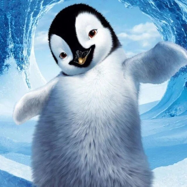 HOMFUN-pintura de diamante redondo/cuadrado completa, cuadro artesanal 5D, punto de cruz bordado 3D de "pingüino de hielo", regalo para decoración del hogar
