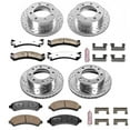 thumbnail image 3 of PowerStop Front and Rear Z36 Truck & Tow Carbon-Fiber Ceramic Brake Pad and Drilled and Slotted Rotor Kit Fits: CHEVROLET GMC Select Models K2073-36, 3 of 9