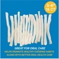 thumbnail image 4 of Beef Hide Sticks Rolls for Dogs (15 Count) 5-6" Chew Bones for Small Dogs - Beef Hide Skinny Rolls - 100% Natural Chews Premium Raw Hides Bulk by 123 Treats, 4 of 8