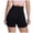 Black, variant on idosla Workout Shorts Sets for Women, High Waisted Butt Lifting Scrunch Butt Sports Seamless Gym Shorts (Navy, XL)