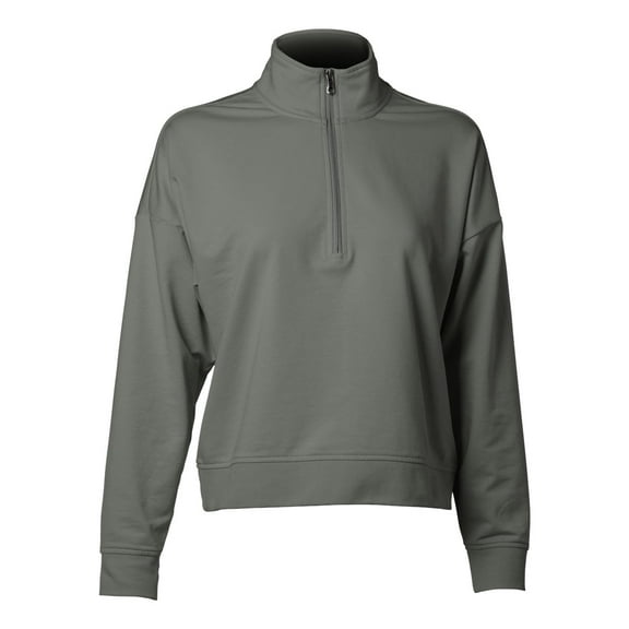Independent Trading Co. EXP15WPQ Women's Perform Quarter Zip-Pine-S