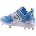 thumbnail image 4 of New Balance Men's Fresh Foam X 3000V6 Low Metal Baseball Cleats Light Blue/White Medium 6.5, 4 of 9