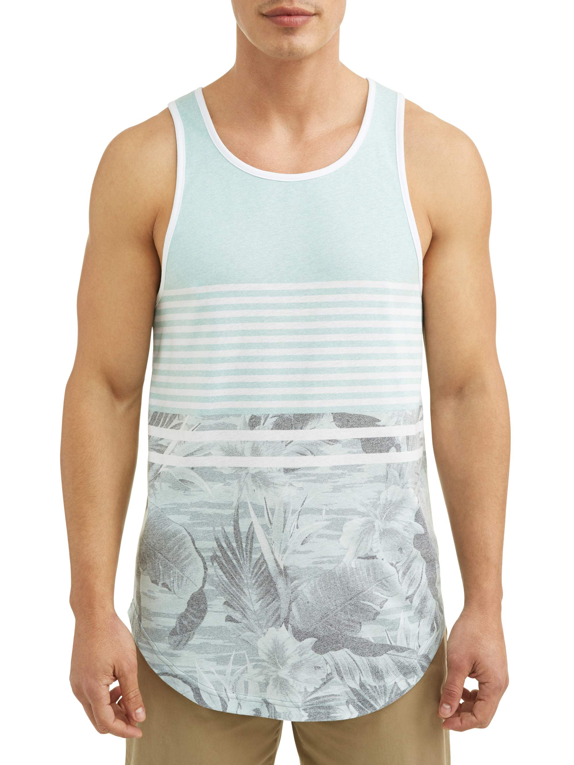 GEORGE - George Men's Fashion Tank, up to Size 3XL - Walmart.com ...