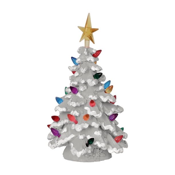 Resina de luces de árbol de Navidad de bricolaje con decoración de Navidad de luces Wmkox8yii gf10126