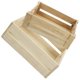 thumbnail image 3 of 2 cajas de almacenamiento de madera con asa hueca, hechas a mano, para el hogar y la tienda., 3 of 6
