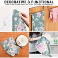 thumbnail image 7 of Kitchen Towels Beautiful Flowers & Butterfly Pattern Cleaning Towel Absorbent Hand Towels Tea Towels for Home Restaurant Dish Clean 28" x 18", 6PCS, 7 of 7
