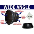 thumbnail image 2 of Zeikos Super Wide Angle Lens with Super Macro - Fits Lenses with 52/55/58/62/67/72mm Filter Thread (ZE-543R) + Bonus Photo4less Cleaning Cloth!, 2 of 3
