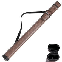 GSE Games & Sports Expert 1x1 Hard Leatherette Billiard Cue Case. Pool Cue Stick Carrying Case, Billiard Pool Cue Accessories (5 Colors Available)