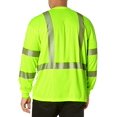 thumbnail image 4 of Carhartt Men's High Visibility Force Long Sleeve Class 3 Tee,Brite Lime,Large, 4 of 4