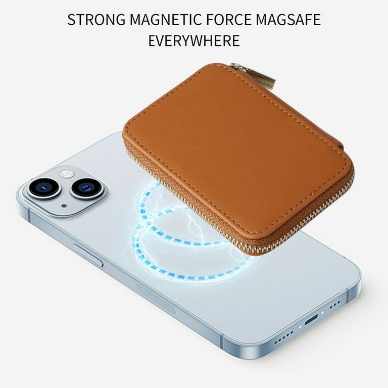 Imluckies Portafoglio Magnetico Per IPhone Con MagSafe - Per IPhone 12/13/14/15/16, Fino A 5 Carte, Protezione RFID, Nero - Foto 9
