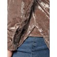 thumbnail image 3 of Jessica Simpson Women's and Women's Plus Romy Velvet Shacket, Sizes XS-4X, 3 of 5