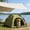 Green, variant on Pet Tent for Cats Dogs Indoor Outdoor, QQZ Portable Lightweight Pet Bed Shelter, Breathable Mesh Oxford Cloth Camping Picnic Travel Cozy Cottage, Gray