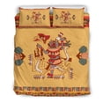 thumbnail image 1 of Juego de Cama México Estilo Plano Azteca RLT13, 1 of 6