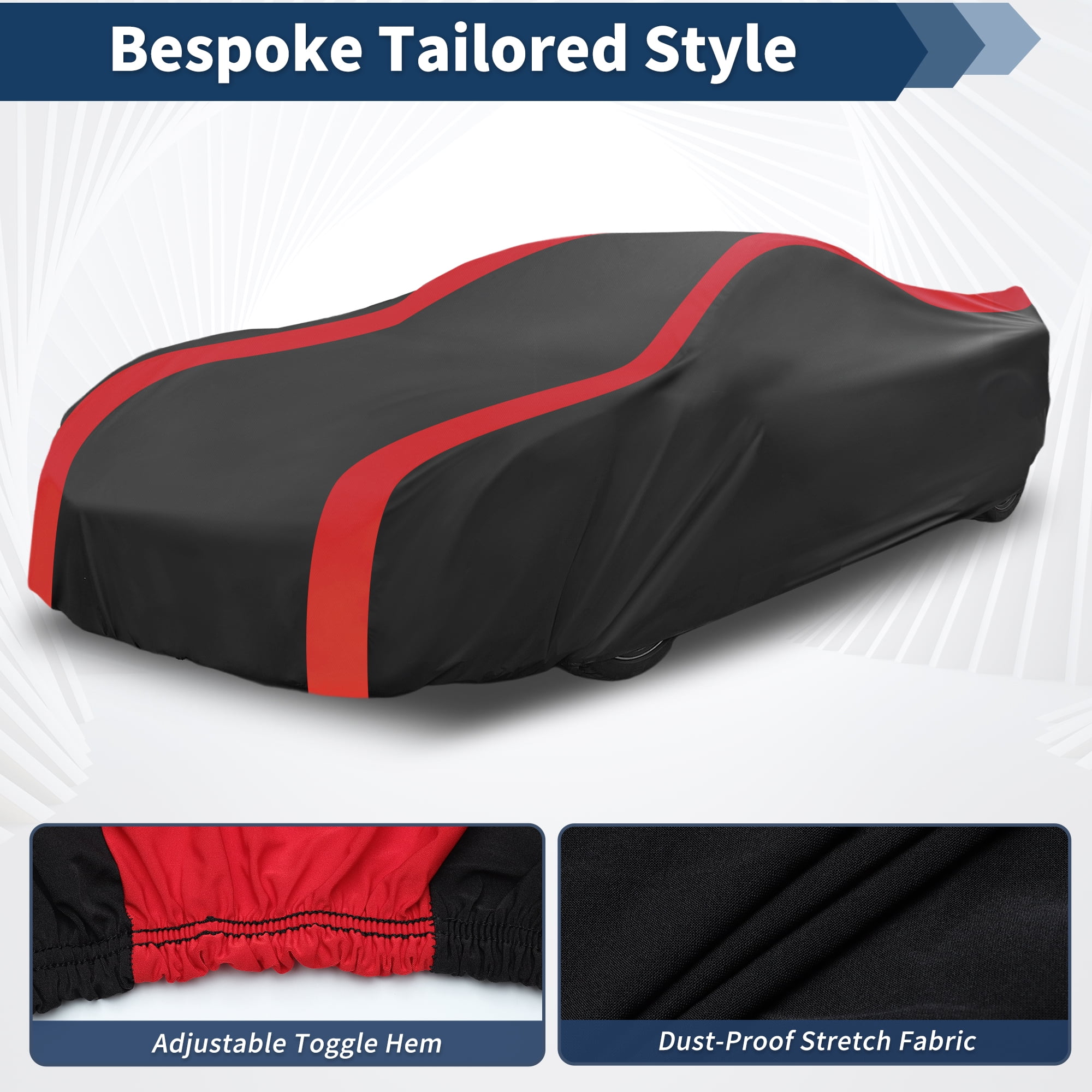 Unique Bargains Waterproof Outdoor Car Cover 16.54"x14.96"x8.46"