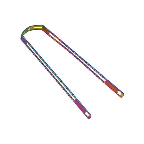 Bike 20 Double Twisted Fender Braces Oil Slick.