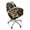 Brown Cow, variant on Whosucclay Tiger Stripes Print Curved Back Chair Slipcover Stretch Dining Chair Cover Removable Kitchen Chair Cover Modern Bar Stools Covers for Kitchen Party Banquet Decor