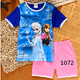 thumbnail image 3 of Disney-Conjunto de ropa de Frozen Elsa para niños, pijamas Kawaii para bebés, camiseta para niños, pantalones cortos, trajes, ropa de algodón, regalo, novedad de verano, 3 of 5