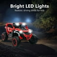 thumbnail image 5 of iRerts 12V Powered Ride on Toys UTV, Kids Ride on Cars with Remote Control, Bluetooth, Music, LED Lights, 4 Wheels Suspension, Kids Cars Electric Vehicles for Boys Girls Ages 3-6 Gifts, Red, 5 of 7