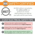 thumbnail image 5 of K&H Pet Products Deluxe Lectro-Kennel Heated Pad Gray Small 18.5 X 12.5 Inches, 5 of 9