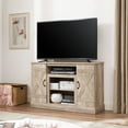 thumbnail image 3 of Greenpod Farmhouse TV Stand with for TVs up to 50″ , Antique TV Console Table Entertainment Center for Living Room, Ashland Pine, 3 of 12