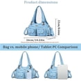 thumbnail image 2 of Sunyuer Soft PU Leather Tote Bag for Women, Large Capacity Hobo Handbag Shoulder Bags Multi-Pocket Crossbody Bag, 2 of 7