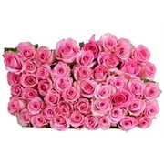 PICK YOUR OWN DELIVERY DATE | 50 Roses Bulk Flowers | Designed By | Farm Cut Flowers, Gifts For Birthday, Anniversary, Get Well, Just Because Sympathy, Romance,