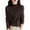 Brown #007, variant on Knit Sweaters for Women Mock Turtleneck Warm Sweater Long Sleeve Tops Casual Soft Lightweight Shirts Light Brown S