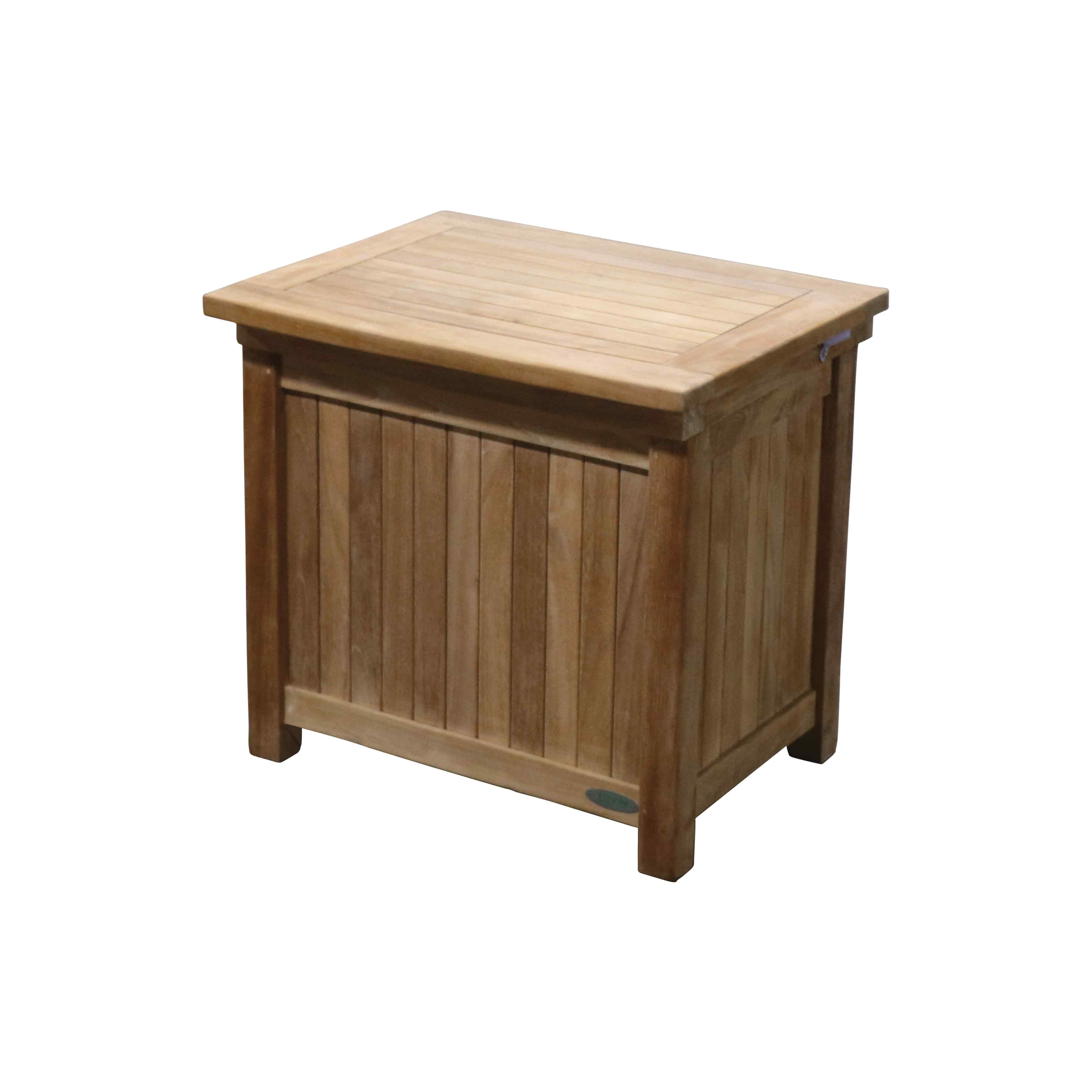 Titan Teak Wood Ice Chest, Outdoor Ice Cooler, Decorative Beer and