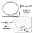 thumbnail image 3 of 30 juegos de llaveros en blanco, juego de llaveros acrílicos en blanco, llaveros acrílicos en blanco, suministros para llaveros DIY, 3 of 6