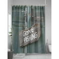 thumbnail image 5 of Fsddascl Farmhouse Door Shower Curtain Set - 36" x 78" Washable Bathtub Curtain with 12 Hooks, Vintage Abstract Country Wooden Door Waterproof Fabric Stall Shower Curtains for Bathroom/Bathtub, 5 of 6