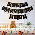 thumbnail image 3 of relayinert Congratulations Banner Birthday Banner Customizable Banner Kit For Decor Black Gold,Type3 16.4ft, 3 of 6