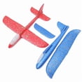 thumbnail image 3 of 1Pcs Foam Airplanes for Kids,3 Flight Mode 19" Foam Glider Stunt Airplane Toy for 3+ Year Old Model Airplanes Kits Aircraft Hand Throwing Planes Flying Aeroplane Birthday Party Favor Gift(Blue), 3 of 3