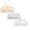 Grey 1PCS & White 1PCS & Beige 1PCS, variant on Double-Layer Cotton Training Bras for Girls 8–14, Natural Cami First Bra with Adjustable Straps