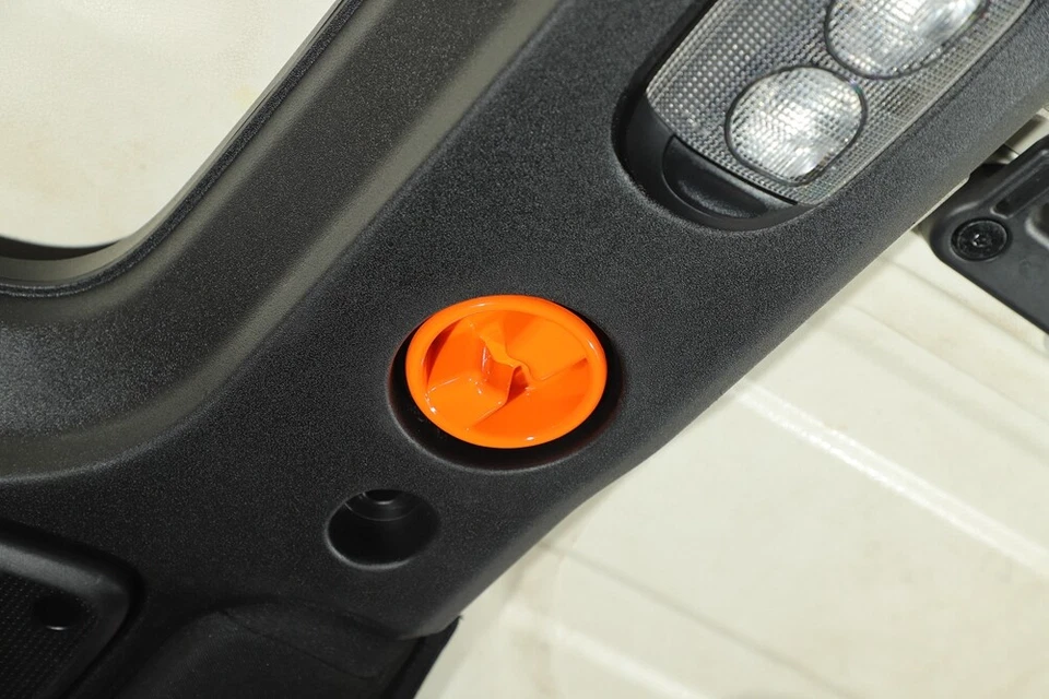 BRAWN- Orange Hard Top Roof Switch Knob Cover Trim For Jeep Wrangler Jk Accessories
