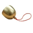 thumbnail image 5 of Pure Copper Metal Bell Wind Chime Pendant Anti-theft Door Bell Home Decorat, Red Rope, 5 of 9